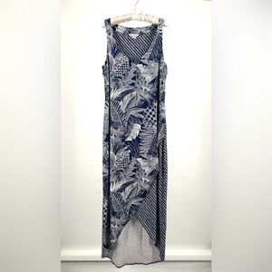 Tommy Bahama Lava Cove Tambour Island Maxi Dress Size L